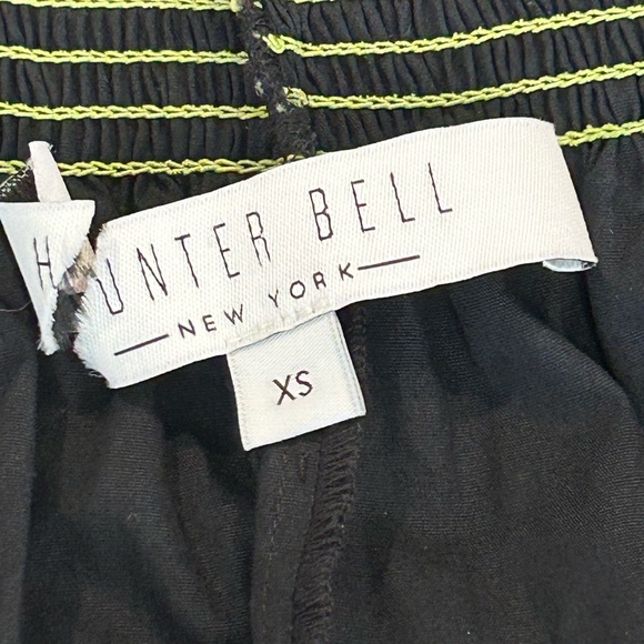 Hunter Bell Off Shoulder Balloon Sleeve Black Top EUC Size XS - Picture 6 of 6